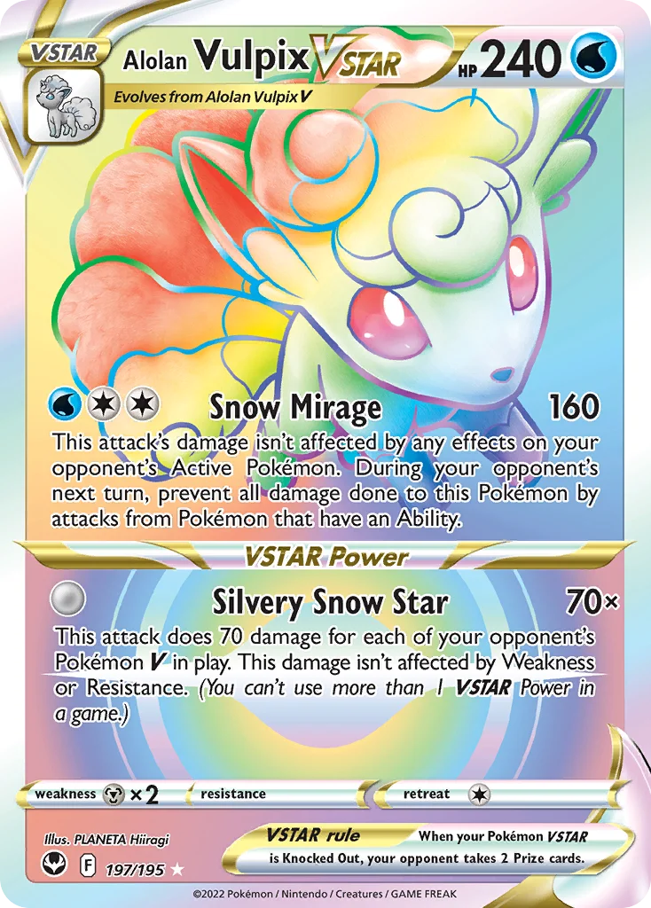 Alolan Vulpix VSTAR · Silver Tempest