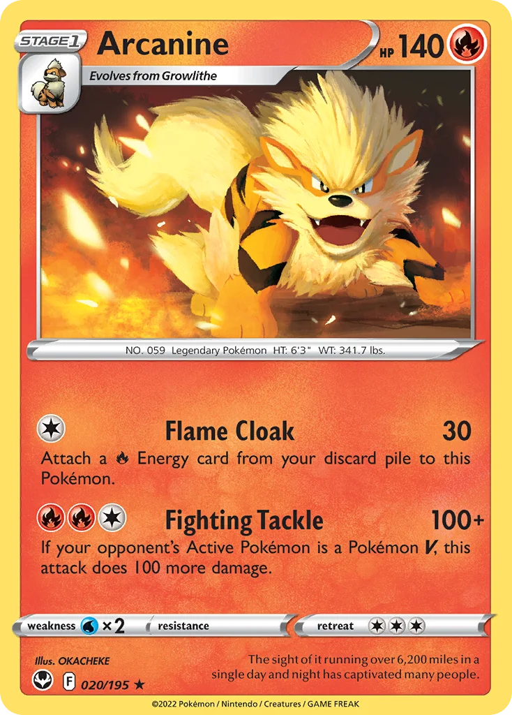 Arcanine · Silver Tempest