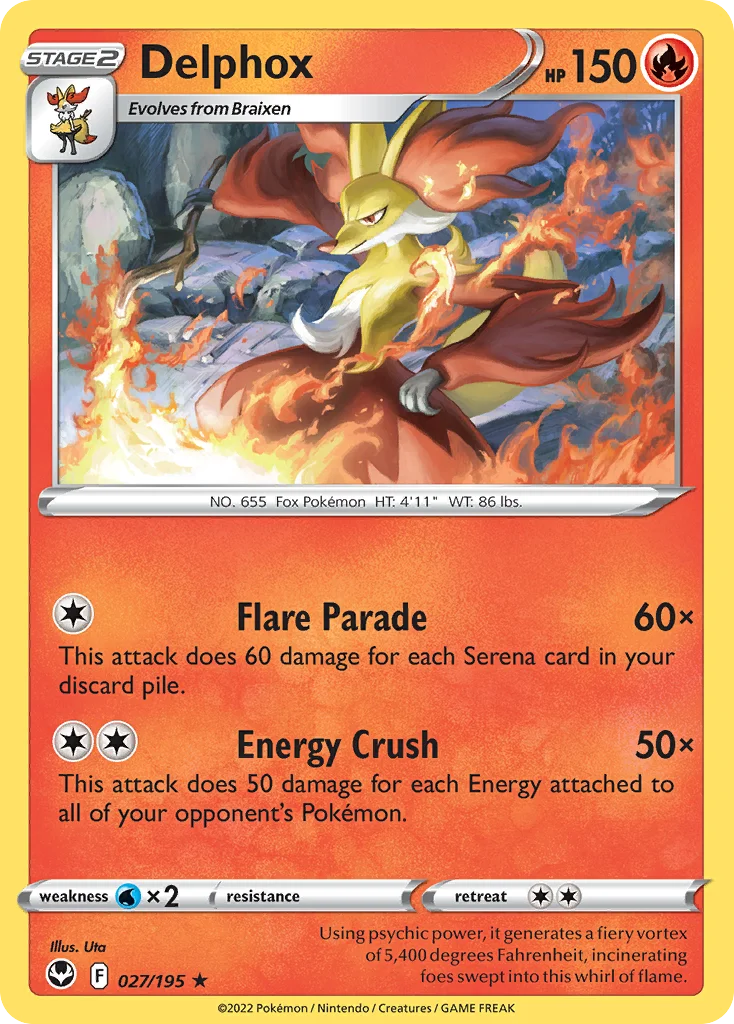Delphox · Silver Tempest