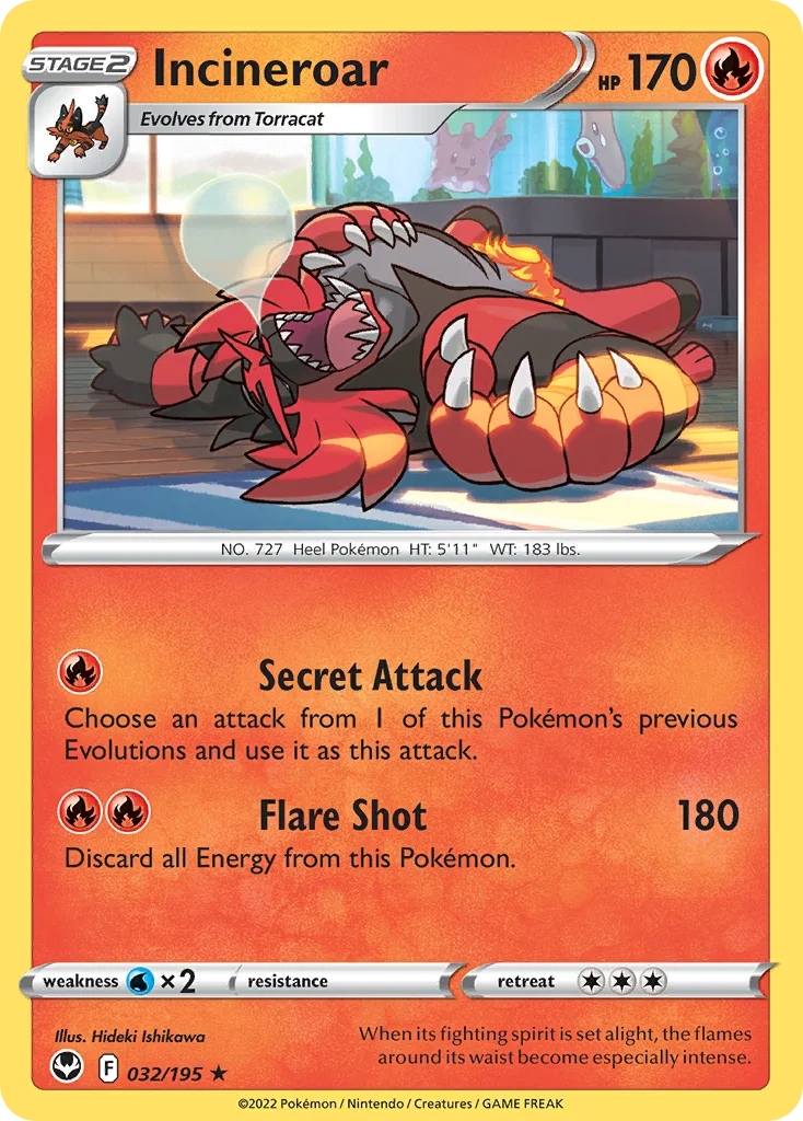 Incineroar · Silver Tempest