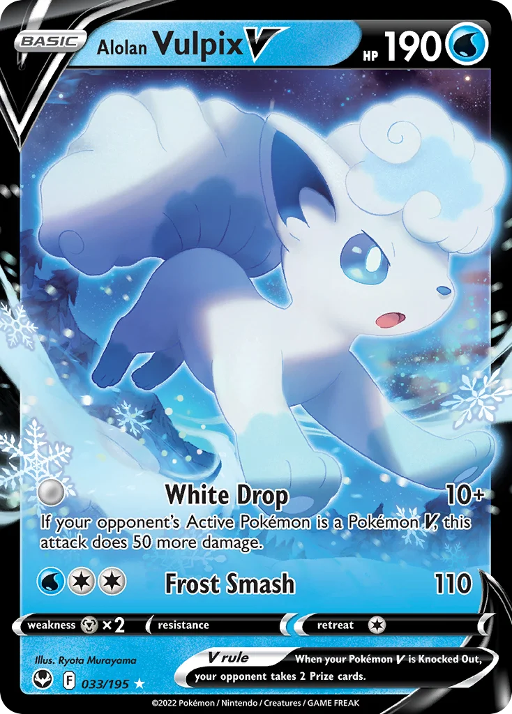 Alolan Vulpix V · Silver Tempest