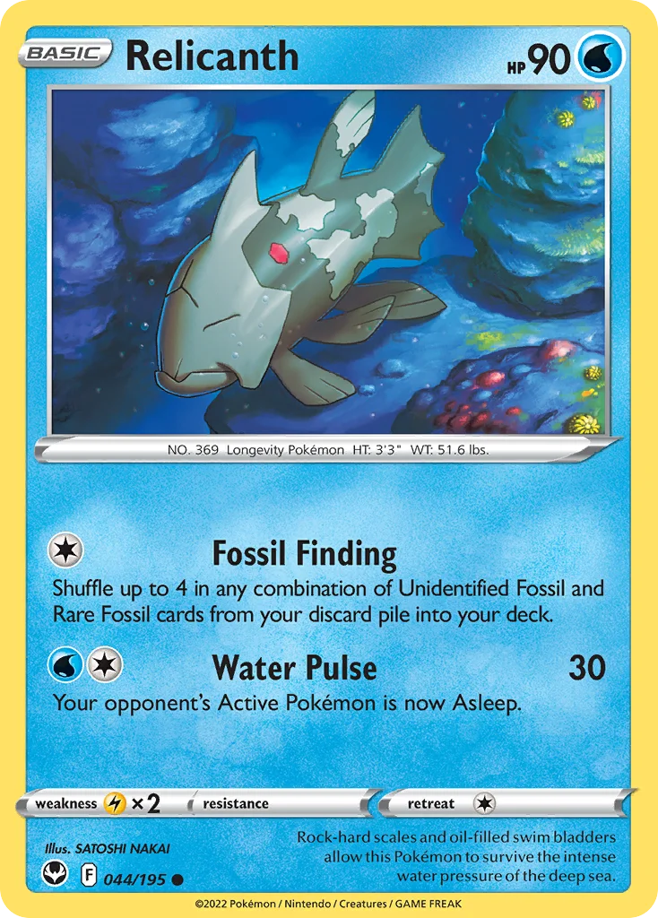 Relicanth · Silver Tempest
