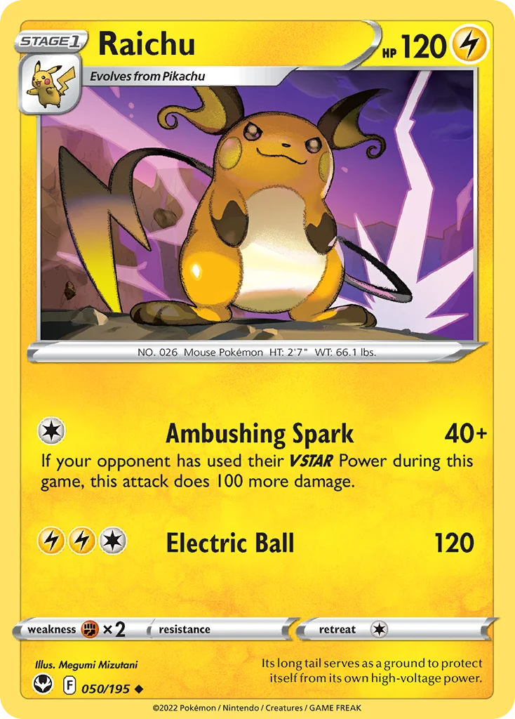 Raichu · Silver Tempest