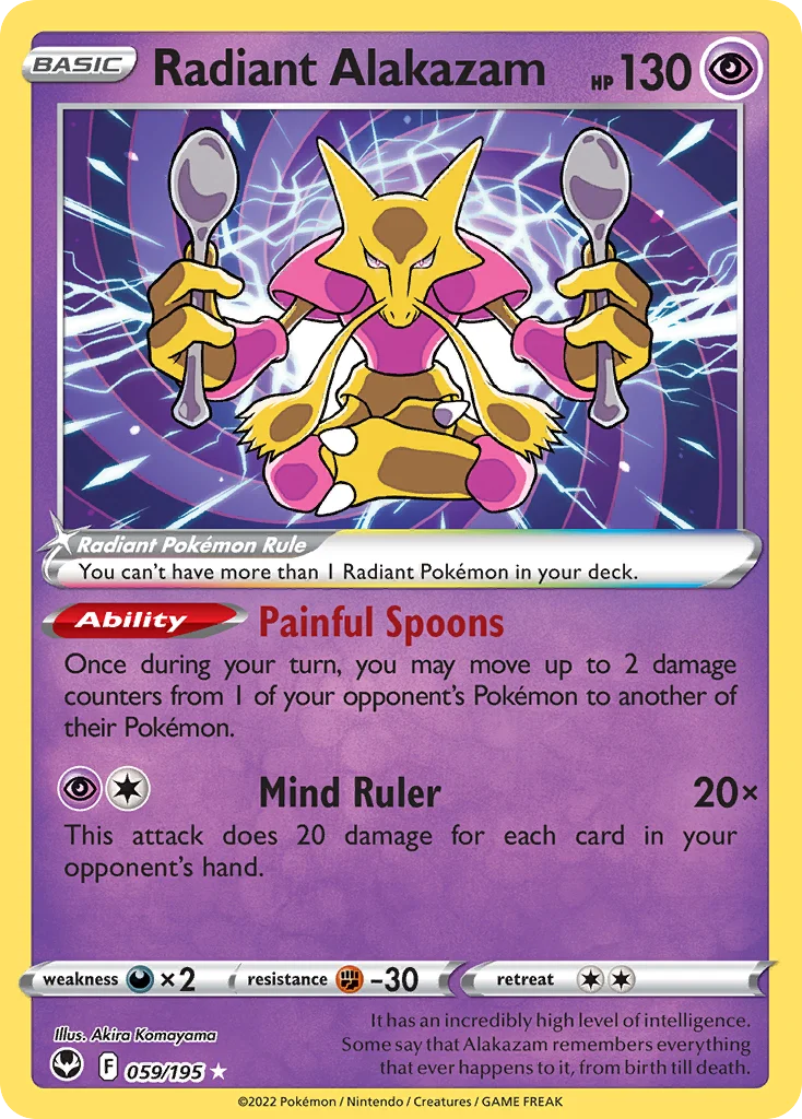Radiant Alakazam · Silver Tempest