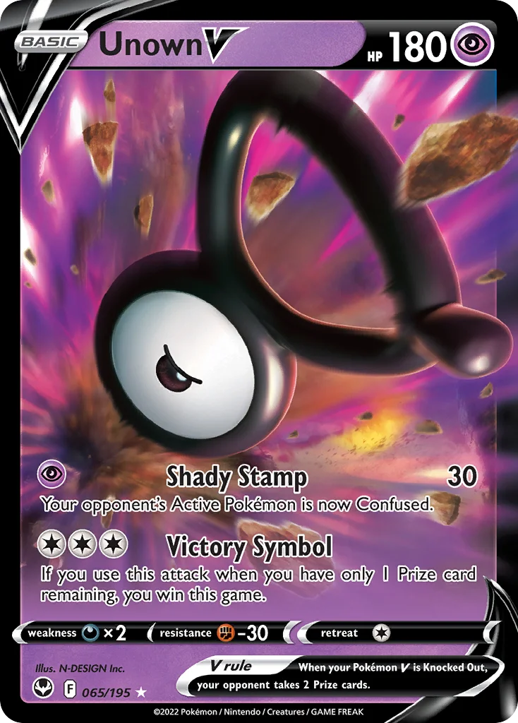 Unown V · Silver Tempest