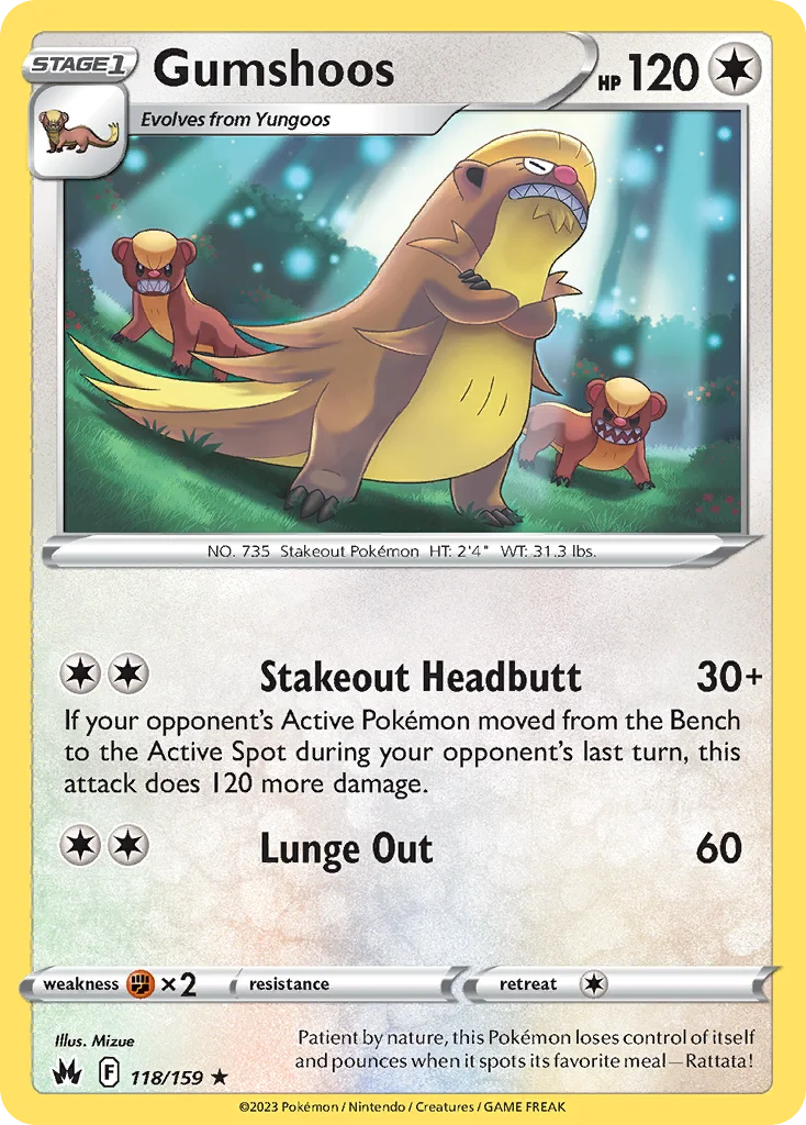 Gumshoos · Crown Zenith
