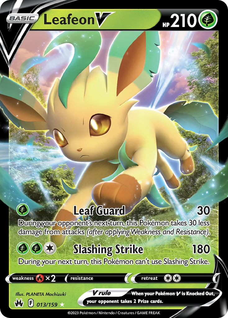 Leafeon V · Crown Zenith