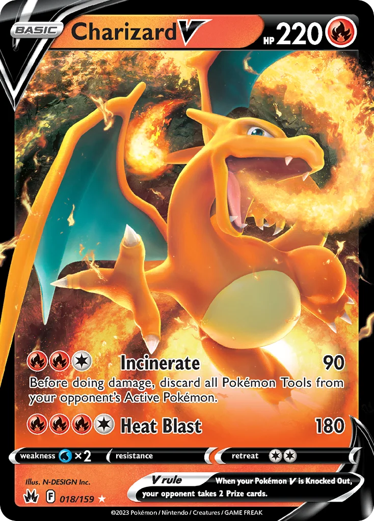 Charizard V · Crown Zenith