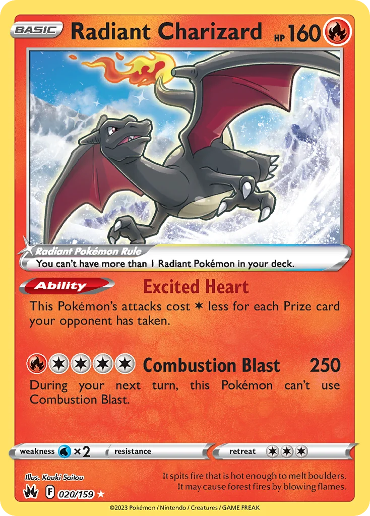 Radiant Charizard · Crown Zenith