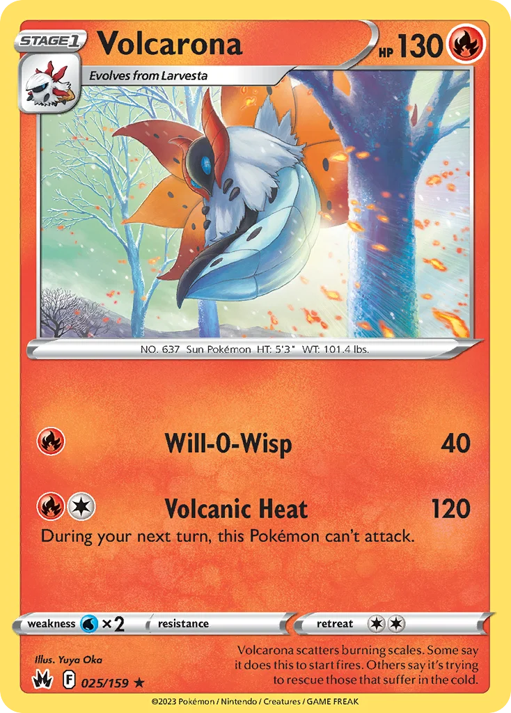 Volcarona · Crown Zenith