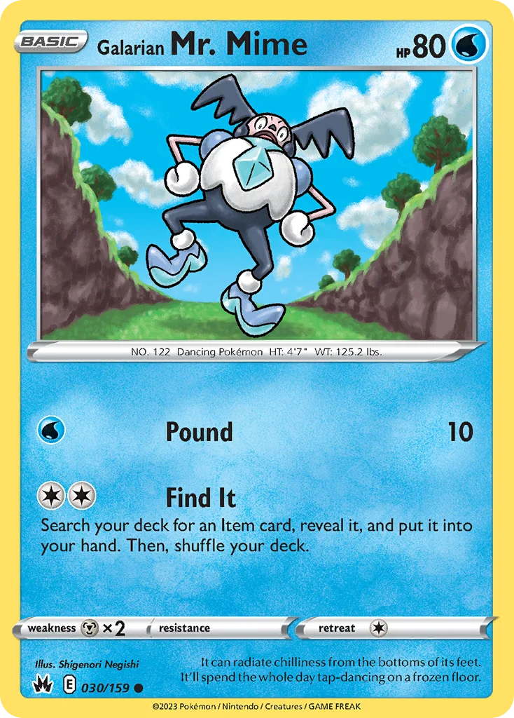 Galarian Mr. Mime · Crown Zenith