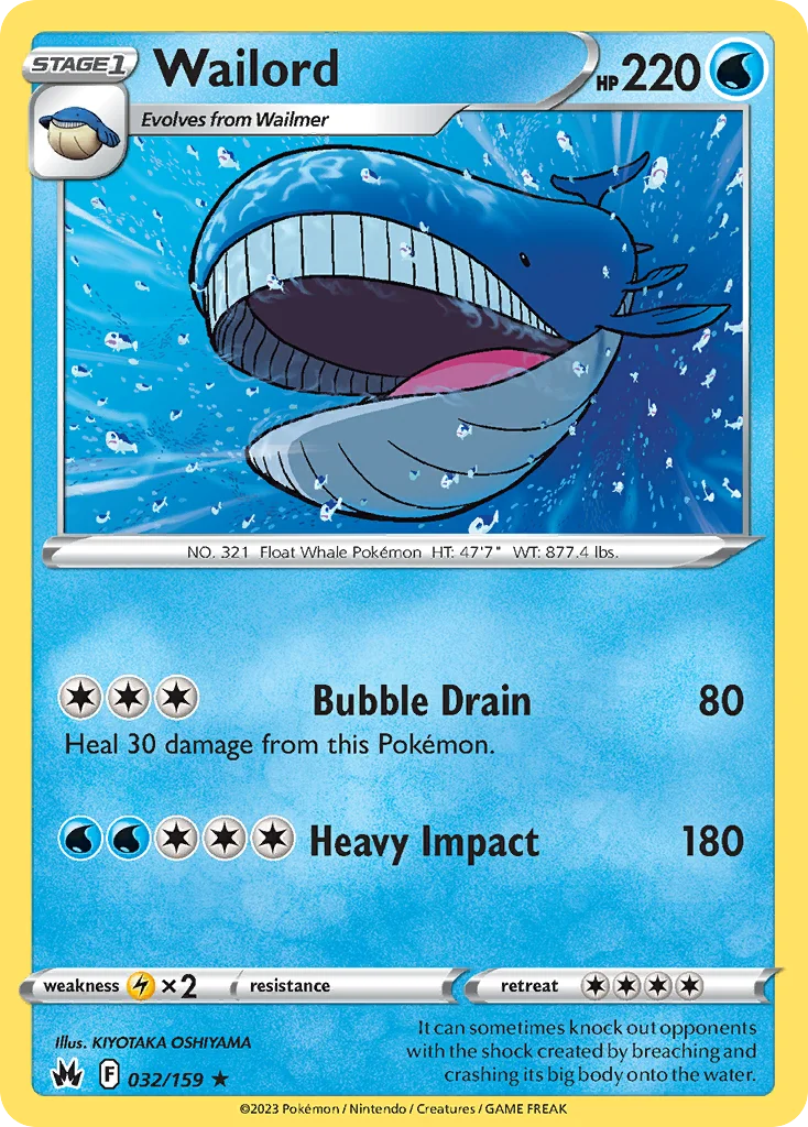 Wailord · Crown Zenith