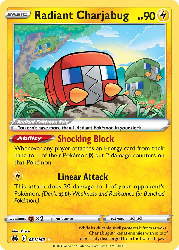 Radiant Charjabug · Crown Zenith
