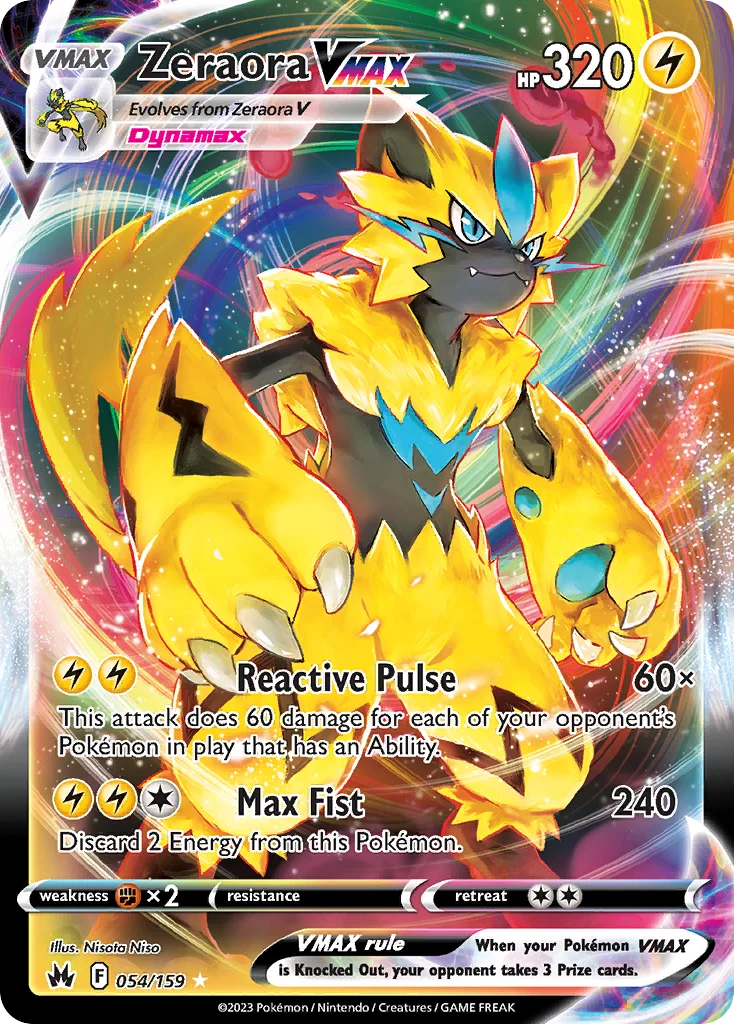 Zeraora VMAX · Crown Zenith