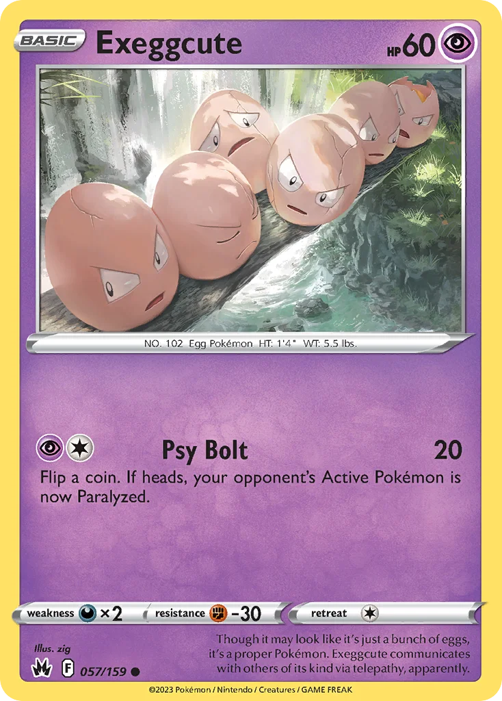 Exeggcute · Crown Zenith