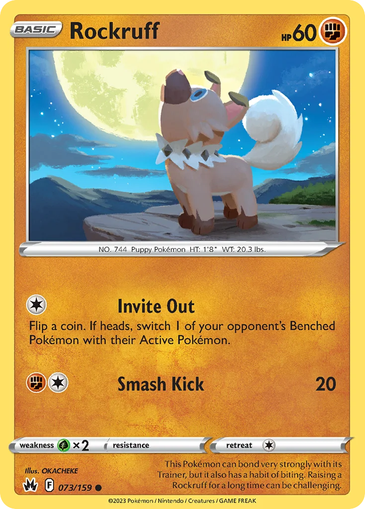 Rockruff · Crown Zenith