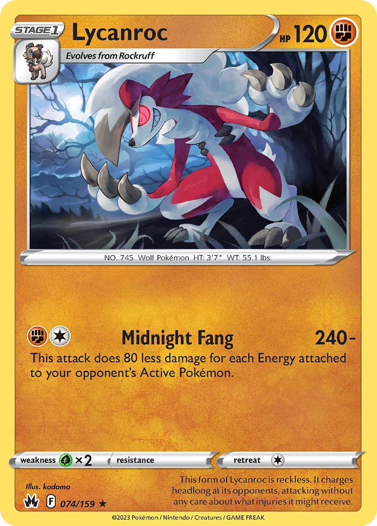 Lycanroc · Crown Zenith