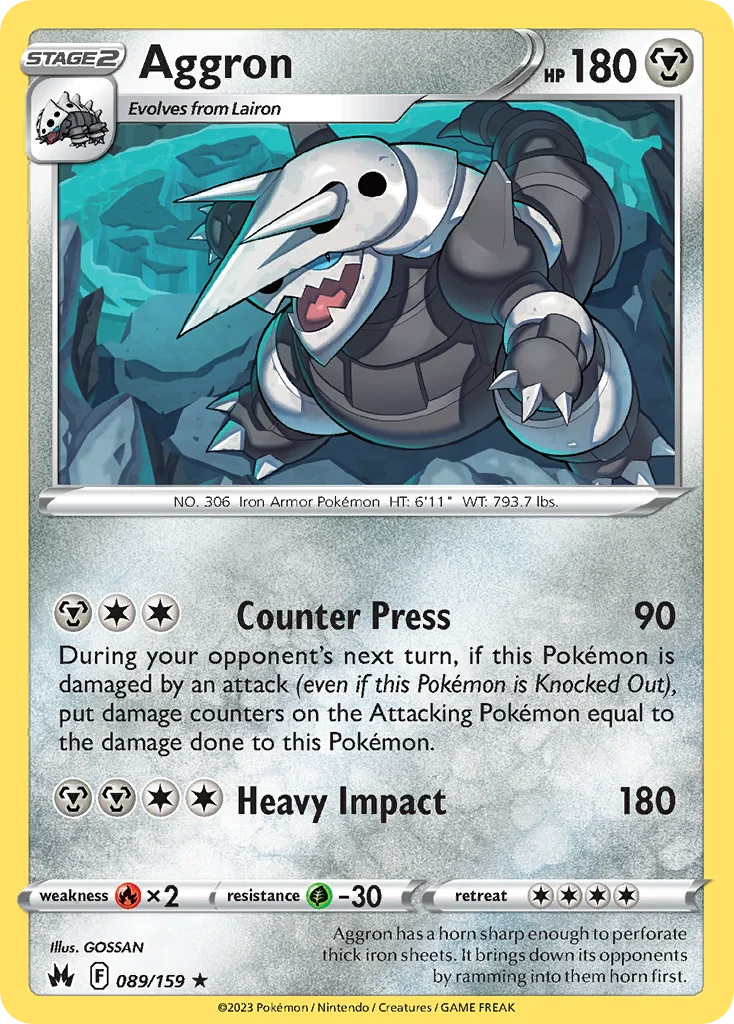 Aggron · Crown Zenith