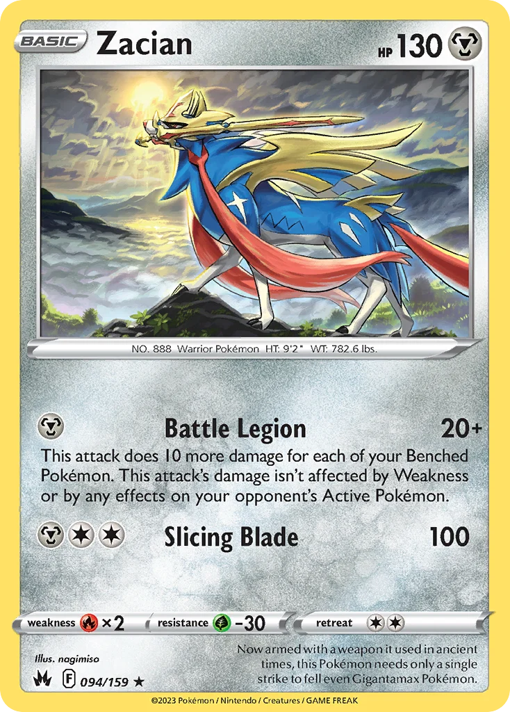 Zacian · Crown Zenith