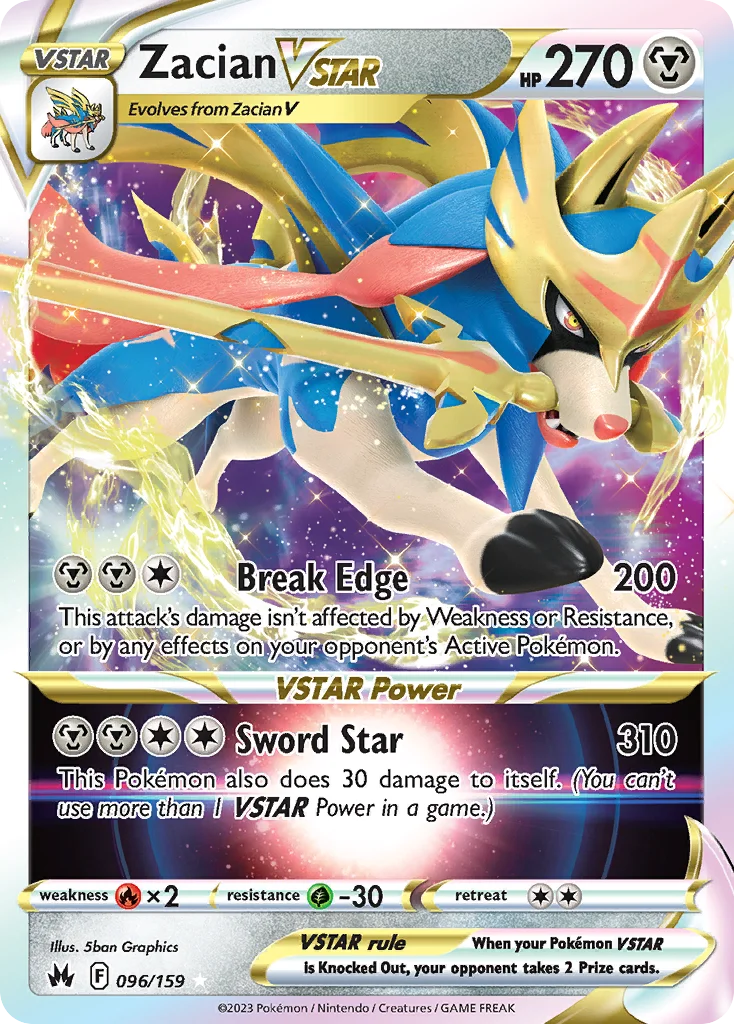 Zacian VSTAR · Crown Zenith