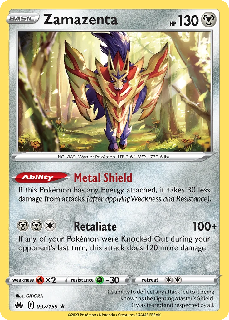 Zamazenta · Crown Zenith