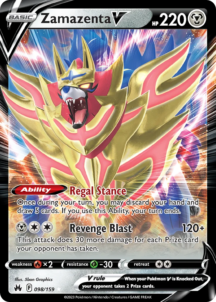 Zamazenta V · Crown Zenith