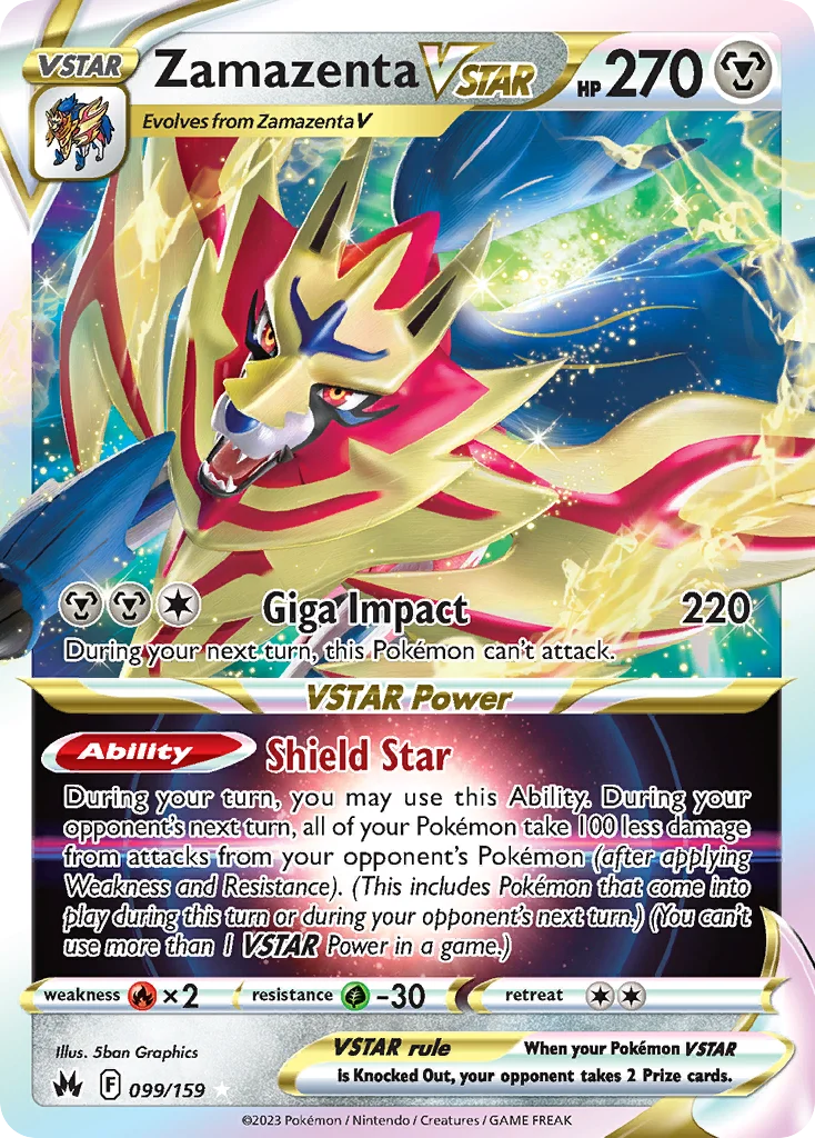 Zamazenta VSTAR · Crown Zenith