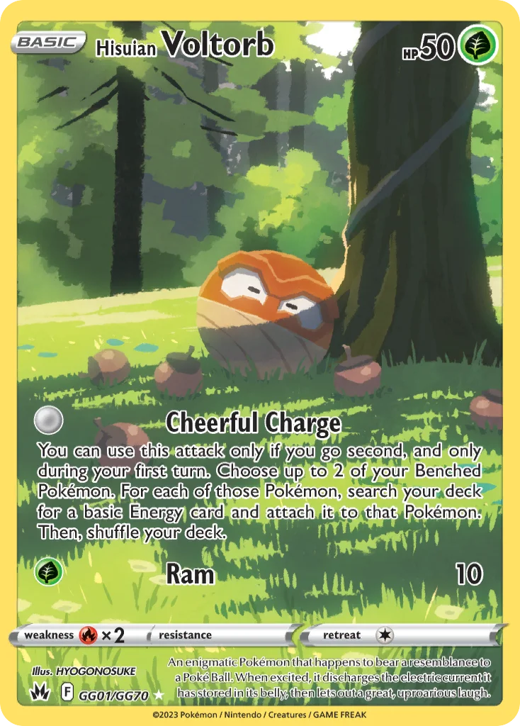 Hisuian Voltorb · Crown Zenith Galarian Gallery