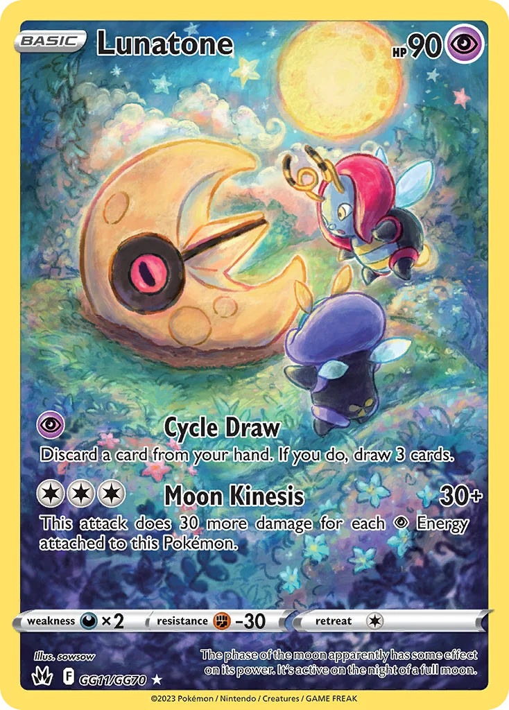 Lunatone · Crown Zenith Galarian Gallery