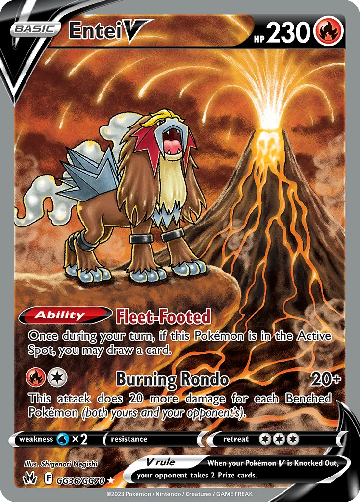 Entei V · Crown Zenith Galarian Gallery