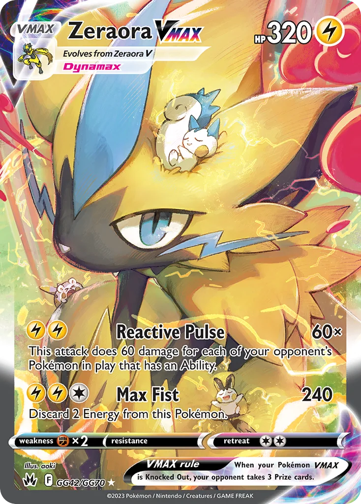 Zeraora VMAX · Crown Zenith Galarian Gallery
