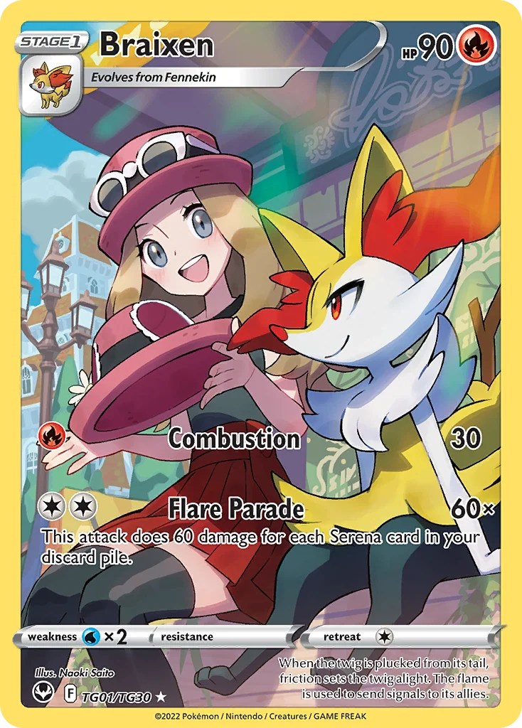 Braixen · Silver Tempest Trainer Gallery