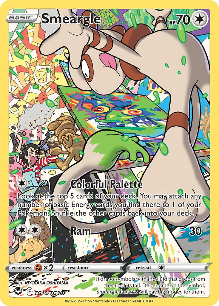 Smeargle · Silver Tempest Trainer Gallery
