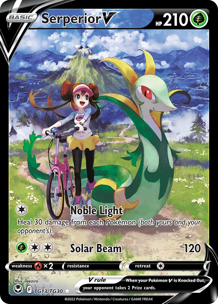Serperior V · Silver Tempest Trainer Gallery