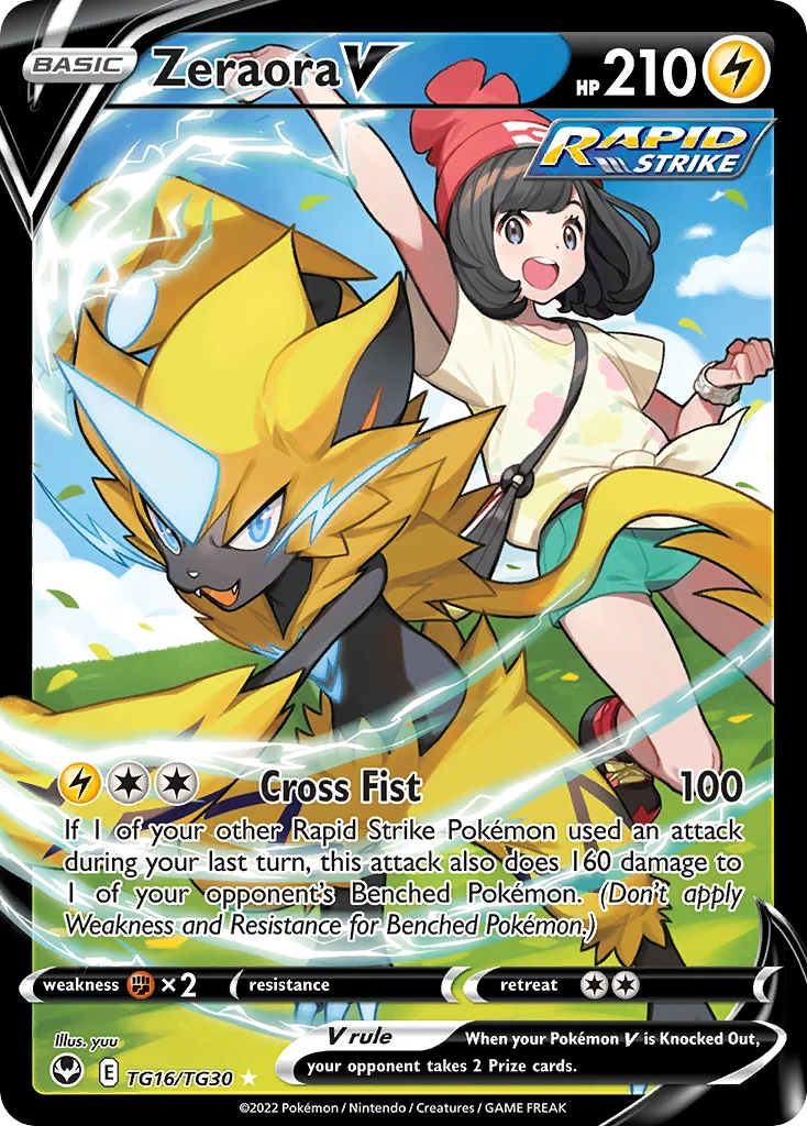 Zeraora V · Silver Tempest Trainer Gallery