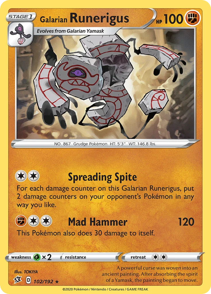 Galarian Runerigus · Rebel Clash