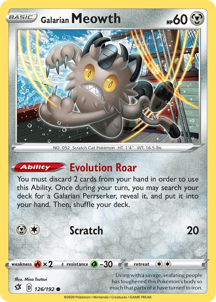 Galarian Meowth · Rebel Clash