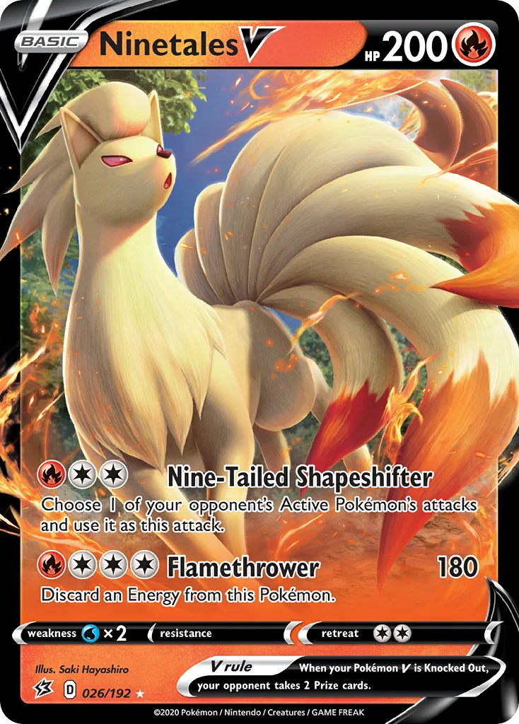Ninetales V · Rebel Clash