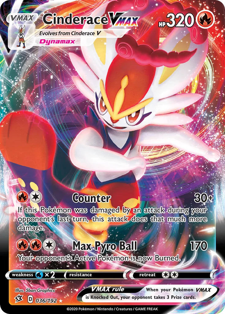 Cinderace VMAX · Rebel Clash