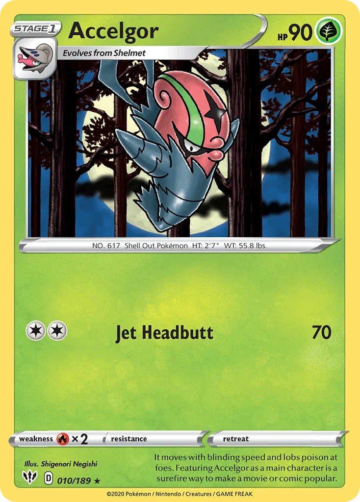 Accelgor · Escuridão Incandescente