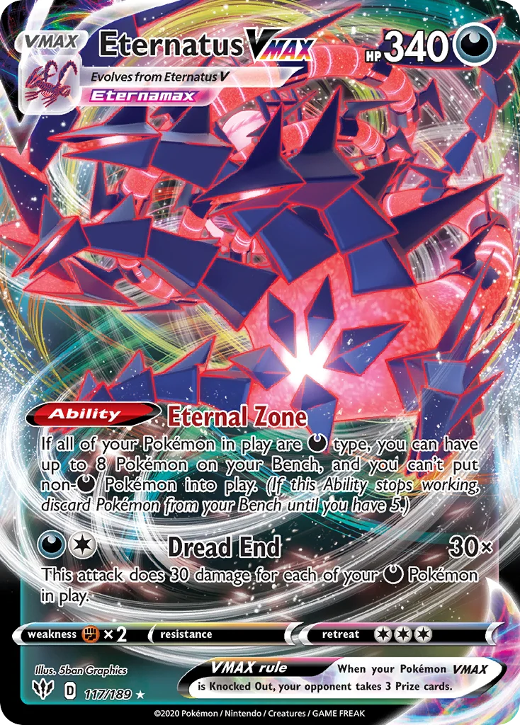 Eternatus VMAX · Escuridão Incandescente