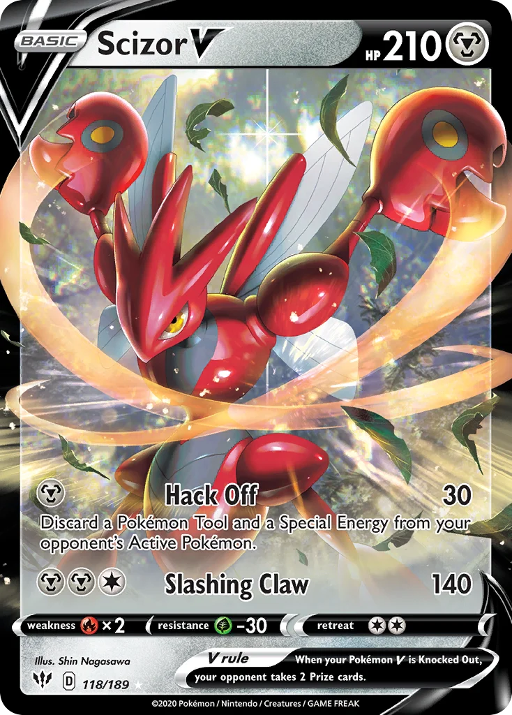 Scizor V · Darkness Ablaze