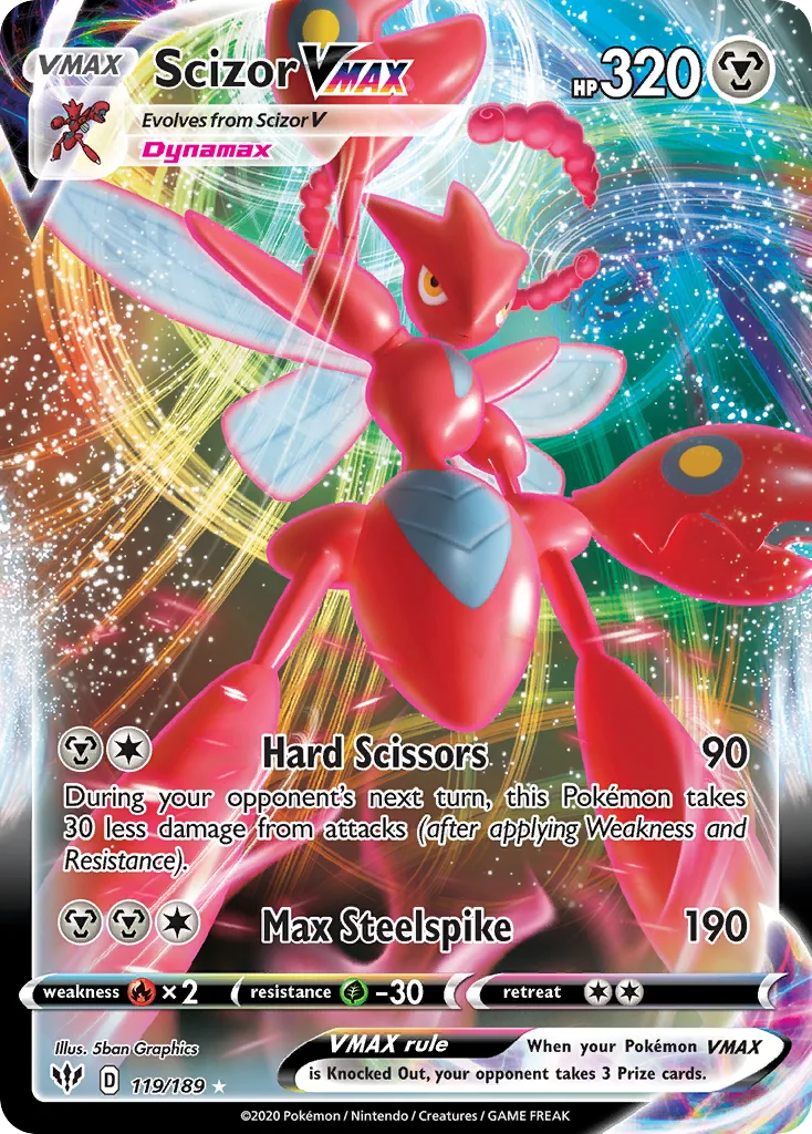 Scizor VMAX · Darkness Ablaze