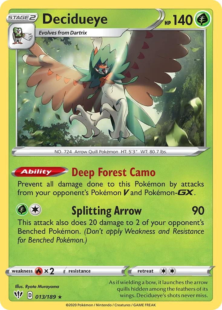 Decidueye · Darkness Ablaze