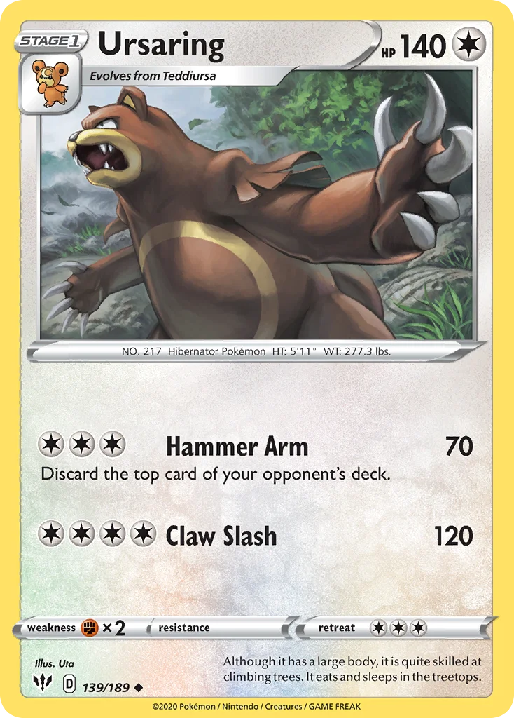 Ursaring · Darkness Ablaze