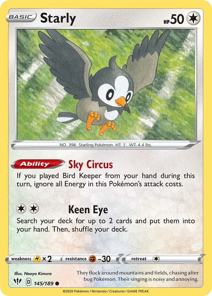 Starly · Escuridão Incandescente