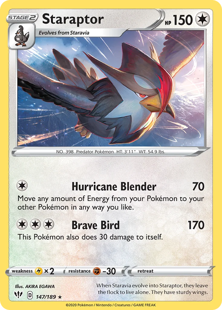 Staraptor · Darkness Ablaze