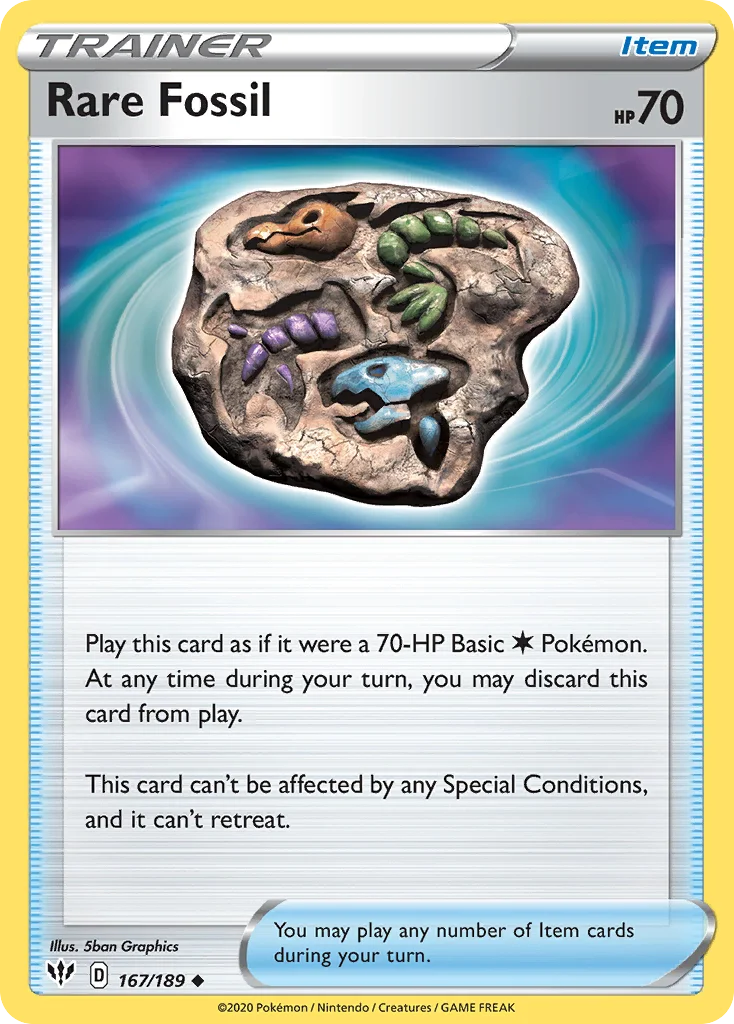 Rare Fossil · Darkness Ablaze