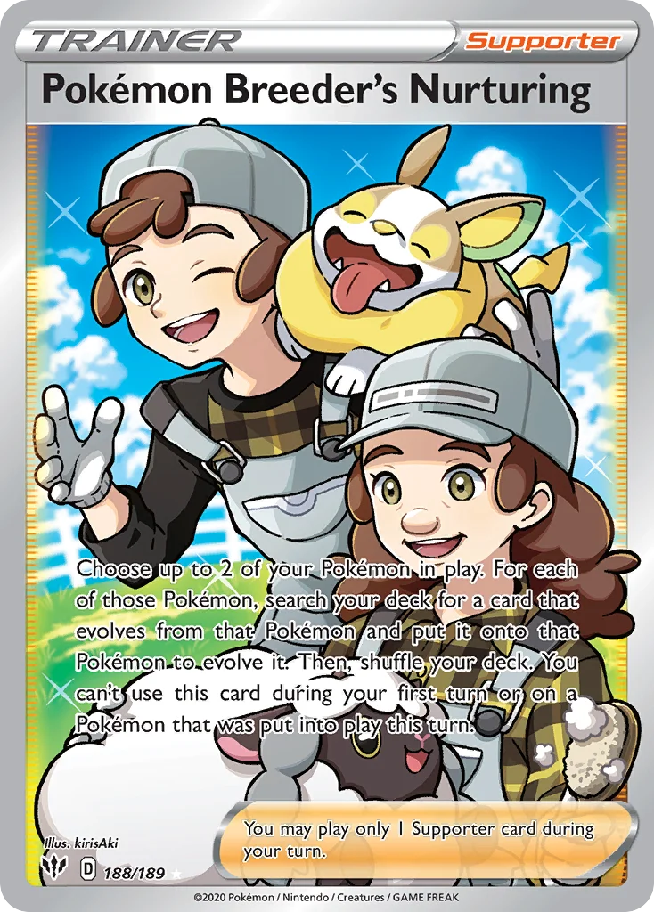 Pokémon Breeder's Nurturing · Darkness Ablaze