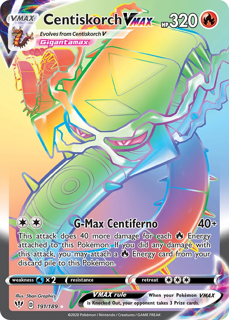 Centiskorch VMAX · Darkness Ablaze